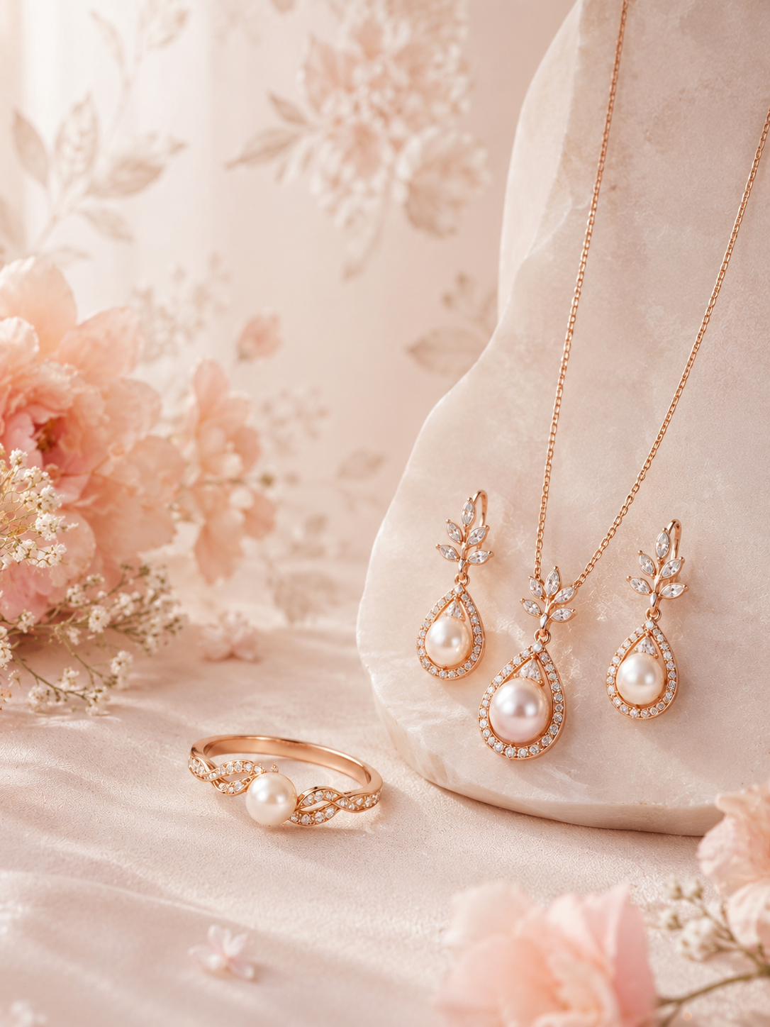 Pearl Jewellery Product Photography